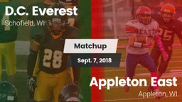 Matchup: Everest  vs. Appleton East  2018