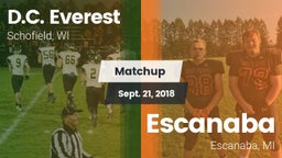 Matchup: Everest  vs. Escanaba  2018