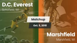 Matchup: Everest  vs. Marshfield  2018