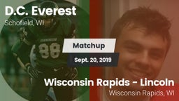 Matchup: Everest  vs. Wisconsin Rapids - Lincoln  2019