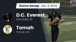 Recap: D.C. Everest  vs. Tomah  2019