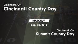 Matchup: Cin. Country Day HS vs. Summit Country Day 2016
