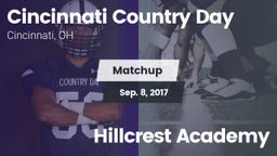 Matchup: Cin. Country Day HS vs. Hillcrest Academy 2017