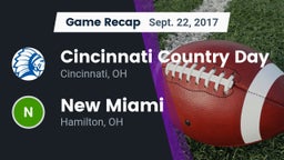 Recap: Cincinnati Country Day  vs. New Miami  2017