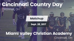 Matchup: Cin. Country Day HS vs. Miami Valley Christian Academy 2017