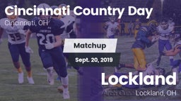 Matchup: Cin. Country Day HS vs. Lockland  2019
