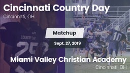 Matchup: Cin. Country Day HS vs. Miami Valley Christian Academy 2019