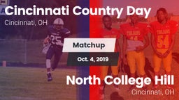 Matchup: Cin. Country Day HS vs. North College Hill  2019