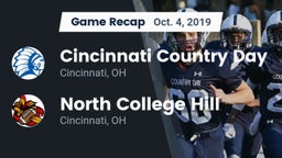 Recap: Cincinnati Country Day  vs. North College Hill  2019