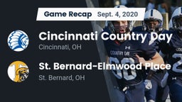 Recap: Cincinnati Country Day  vs. St. Bernard-Elmwood Place  2020