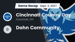 Recap: Cincinnati Country Day  vs. Dohn Community  2021