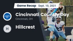 Recap: Cincinnati Country Day  vs. Hillcrest 2021