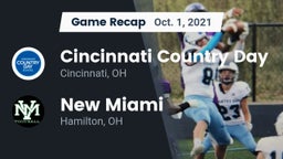 Recap: Cincinnati Country Day  vs. New Miami  2021