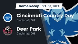 Recap: Cincinnati Country Day  vs. Deer Park  2021