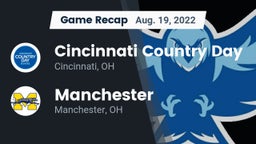 Recap: Cincinnati Country Day  vs. Manchester  2022