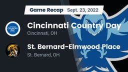 Recap: Cincinnati Country Day  vs. St. Bernard-Elmwood Place  2022