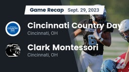 Recap: Cincinnati Country Day  vs. Clark Montessori  2023