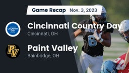 Recap: Cincinnati Country Day  vs. Paint Valley  2023
