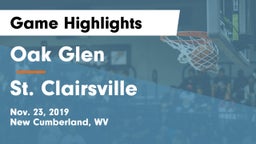 Oak Glen  vs St. Clairsville  Game Highlights - Nov. 23, 2019