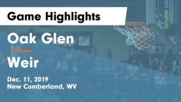 Oak Glen  vs Weir  Game Highlights - Dec. 11, 2019