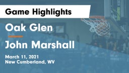 Oak Glen  vs John Marshall  Game Highlights - March 11, 2021