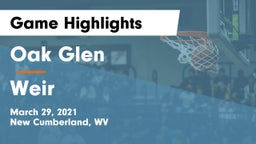 Oak Glen  vs Weir  Game Highlights - March 29, 2021