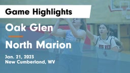 Oak Glen  vs North Marion Game Highlights - Jan. 21, 2023