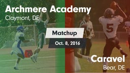 Matchup: Archmere Academy vs. Caravel  2016