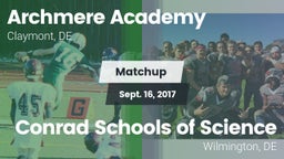 Matchup: Archmere Academy vs. Conrad Schools of Science 2017