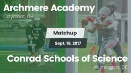 Matchup: Archmere Academy vs. Conrad Schools of Science 2016