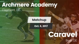 Matchup: Archmere Academy vs. Caravel  2017