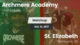 Matchup: Archmere Academy vs. St. Elizabeth  2017