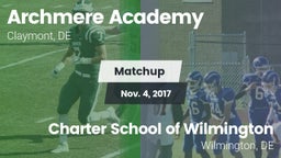 Matchup: Archmere Academy vs. Charter School of Wilmington 2016