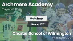 Matchup: Archmere Academy vs. Charter School of Wilmington 2017