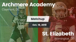 Matchup: Archmere Academy vs. St. Elizabeth  2018