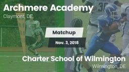 Matchup: Archmere Academy vs. Charter School of Wilmington 2018