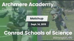 Matchup: Archmere Academy vs. Conrad Schools of Science 2019