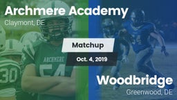 Matchup: Archmere Academy vs. Woodbridge  2019