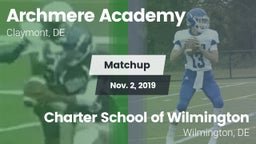 Matchup: Archmere Academy vs. Charter School of Wilmington 2019