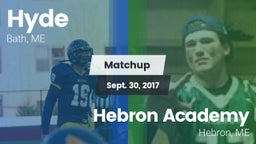 Matchup: Hyde  vs. Hebron Academy  2017