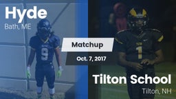 Matchup: Hyde  vs. Tilton School 2017