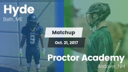 Matchup: Hyde  vs. Proctor Academy  2017