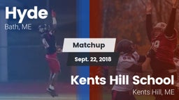 Matchup: Hyde  vs. Kents Hill School 2018