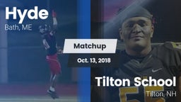 Matchup: Hyde  vs. Tilton School 2018