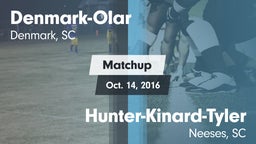 Matchup: Denmark-Olar High vs. Hunter-Kinard-Tyler  2016