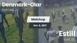 Matchup: Denmark-Olar High vs. Estill  2017