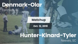 Matchup: Denmark-Olar High vs. Hunter-Kinard-Tyler  2018