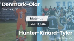 Matchup: Denmark-Olar High vs. Hunter-Kinard-Tyler  2020
