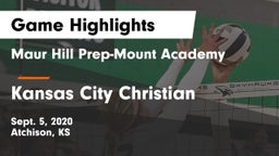 Maur Hill Prep-Mount Academy  vs Kansas City Christian Game Highlights - Sept. 5, 2020