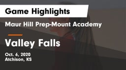 Maur Hill Prep-Mount Academy  vs Valley Falls Game Highlights - Oct. 6, 2020